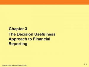 Importance of decision usefulness theory in accounting