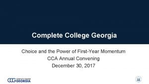 Complete college georgia