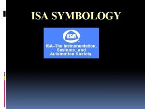 Isa electrical symbols