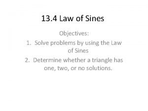 Law of sines area