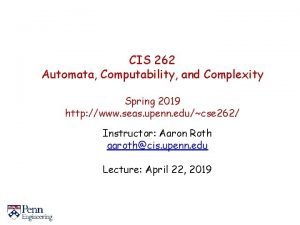 Cis 262