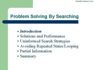 Uninformed search
