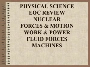 Physical science eoc review