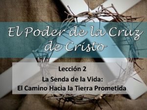 El poder de la cruz de cristo
