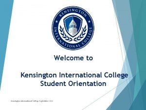 Kensington international college Kensington international college