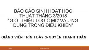 Logic mờ