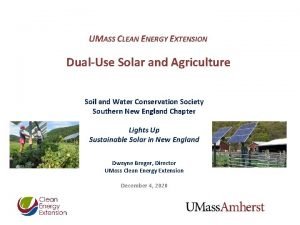 Umass clean energy extension