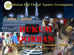 Jabatan Hal Ehwal Agama Terengganu Khutbah Multimedia HUKUM