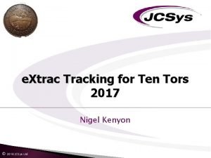 e Xtrac Tracking for Ten Tors 2017 Nigel