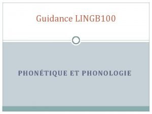 Phontique