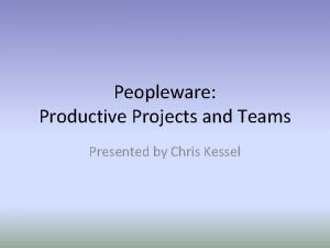 Peopleware definition