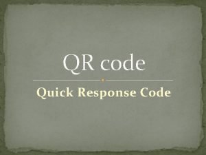 QR code Quick Response Code QR code Razvitak QR code Quick Response Code QR code Razvitak