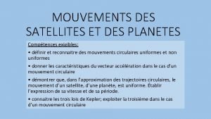 Période de révolution Période de révolution
