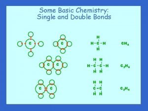 Single bond and double bond