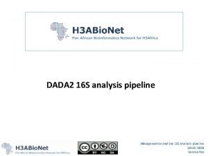 DADA 2 16 S analysis pipeline Metagenomics and