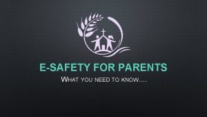 The parent guide with