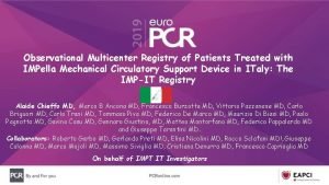 Observational Multicenter Registry of Patients Treated with IMPella