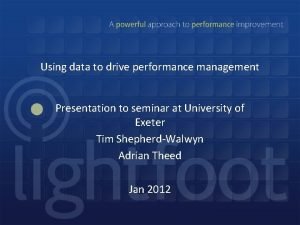 Performance management presentation