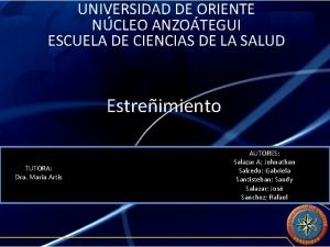 UNIVERSIDAD DE ORIENTE NCLEO ANZOTEGUI ESCUELA DE CIENCIAS