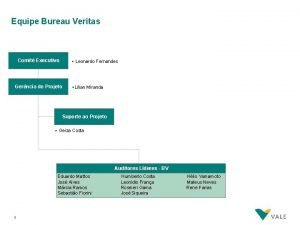 Equipe Bureau Veritas Comit Executivo Leonardo Fernandes Gerncia