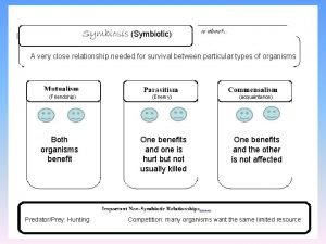 Types of relationships symbiotic