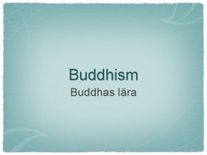 Buddhism de tre juvelerna