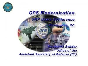 Overview Background Current constellation status Constellation performance GPS