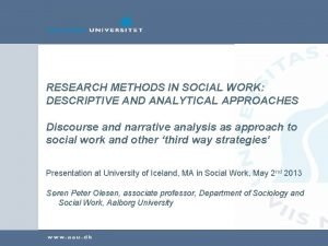 Social work descriptive words