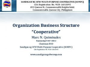 Statutory fund cooperative