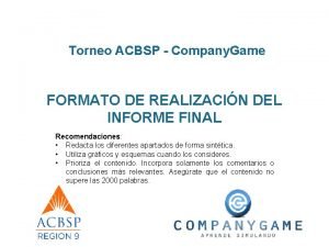 Torneo company game