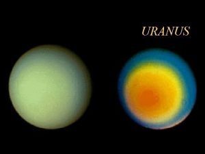 Satellite image of uranus