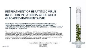 RETREATMENT OF HEPATITIS C VIRUS INFECTION IN PATIENTS