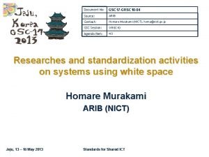 Document No GSC 17 GRSC 10 04 Source