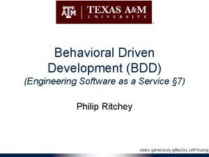 Bdd engineering