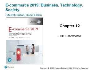 Ecommerce 2019 Business Technology Society Fifteenth Edition Global