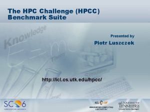 Hpcc benchmark