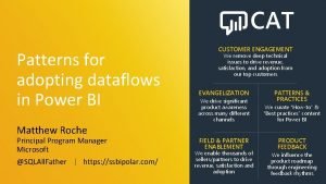 CAT Patterns for adopting dataflows in Power BI