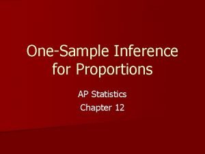 Chapter 12 inference for proportions answers