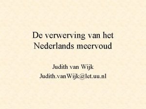 In het nederlands