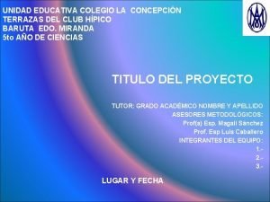 Colegio la concepcion terrazas Colegio la concepcion terrazas