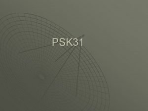 Psk 31 Psk 31