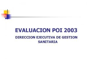 Poi en salud