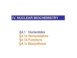 Nucleotide vs nucleoside