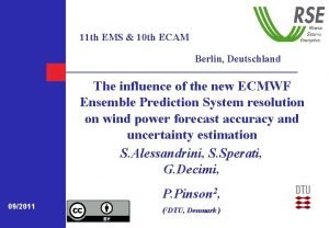 11 th EMS 10 th ECAM Berlin Deutschland