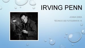 Irving penn biografia