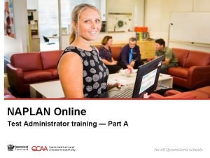 Naplan online test administrator training