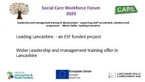 Social Care Workforce Forum 2020 Leadership and management