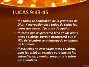 Lucas 9,43-45