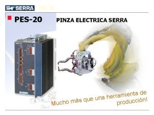 PES20 PINZA ELECTRICA SERRA e d a t