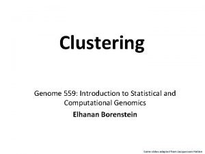 Agglomerative clustering